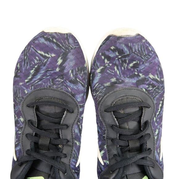 Nike Shoes Womens 8.5 Sneakers Tanjun Print Athletic Trainer Casual Running Blue - Picture 7 of 12